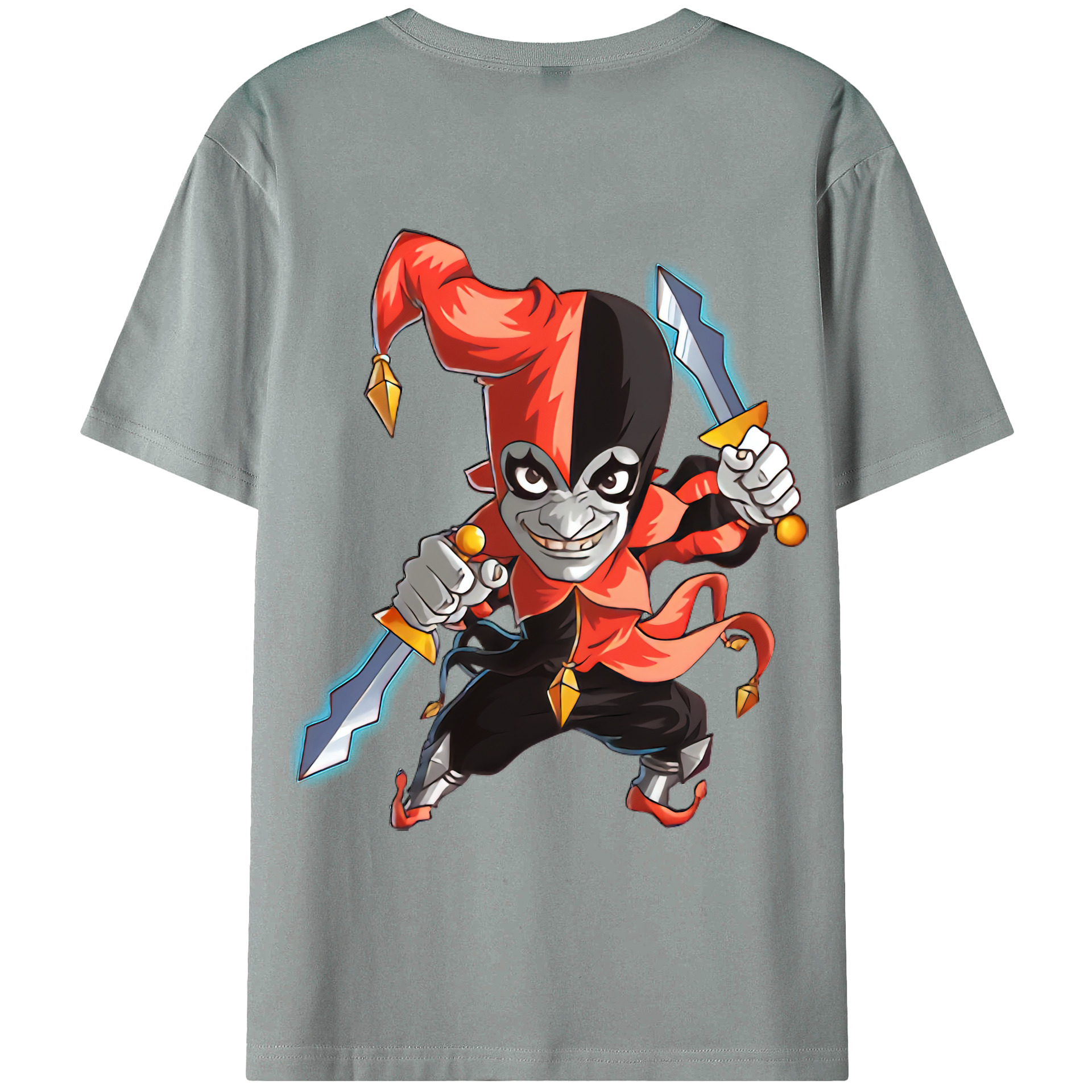 （画像用） リーグ・オブ・レジェンド League of Legends LOL 綿100％ メンズ半袖Tシャツ（バックプリント） 通気性
